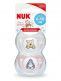 Winnie the Pooh NUK silikonsnapp, 2-pack.