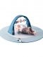 Done By Deer - Activity gym för bebis Deer friends Blue