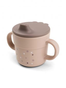 Done By Deer - Foodie spout cup Happy dots, powder