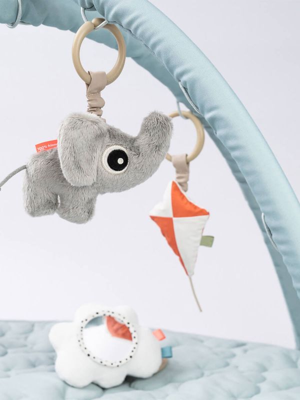 Done by Deer Playground aktivitetsmatta för baby, Blue