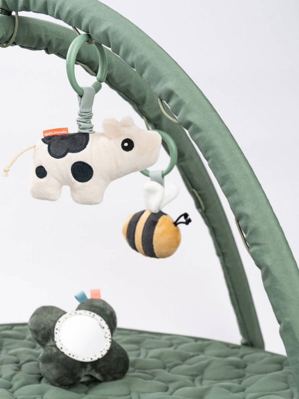 Done by Deer Tiny Farm aktivitetsmatta för baby, Green