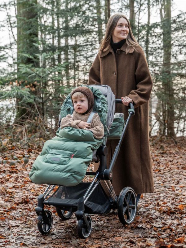 Done by Deer Winter varm vinteråkpåse för barnvagn och sittvagn – vindtät och vattenavvisande åkpåse för baby.