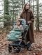 Done by Deer Winter varm vinteråkpåse för barnvagn och sittvagn – vindtät och vattenavvisande åkpåse för baby.