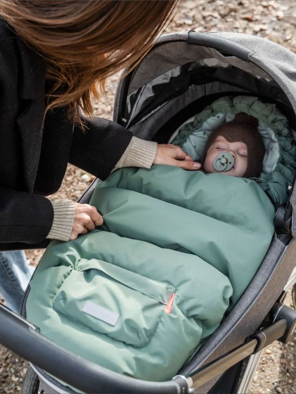 Done by Deer Winter varm vinteråkpåse för barnvagn och sittvagn – vindtät och vattenavvisande åkpåse för baby.