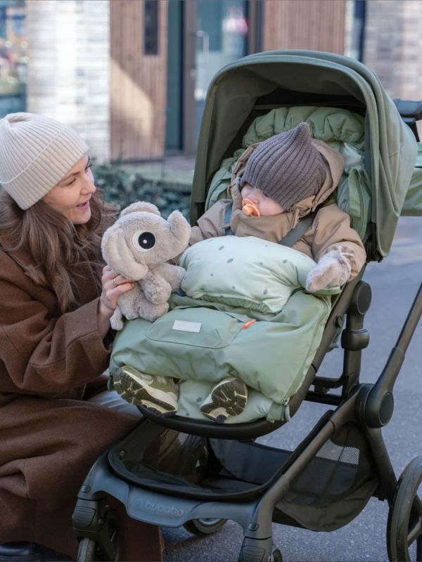 Done by Deer Winter varm vinteråkpåse för barnvagn och sittvagn – vindtät och vattenavvisande åkpåse för baby.