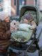 Done by Deer Winter varm vinteråkpåse för barnvagn och sittvagn – vindtät och vattenavvisande åkpåse för baby.