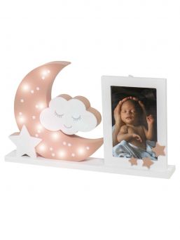 Dooky - moonlight ram med lampor - pure hazel