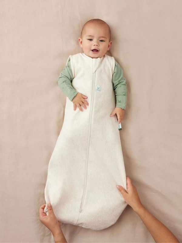 ErgoPouch Sovsäck TOG 1.0 3–12mån – Oatmeal Marle