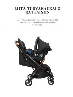 Maxi-Cosi resevagn EVA, Essential Black