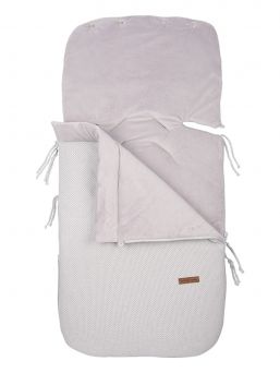 Baby´s Only classic silver-grey åkpåse hålla barnet varmt i bilsäten och barnvagnar. Tack vare Åkpåse barnet inte behöver klä av sig och klä upp hela tiden, stannar barnet varma famn av påsen.