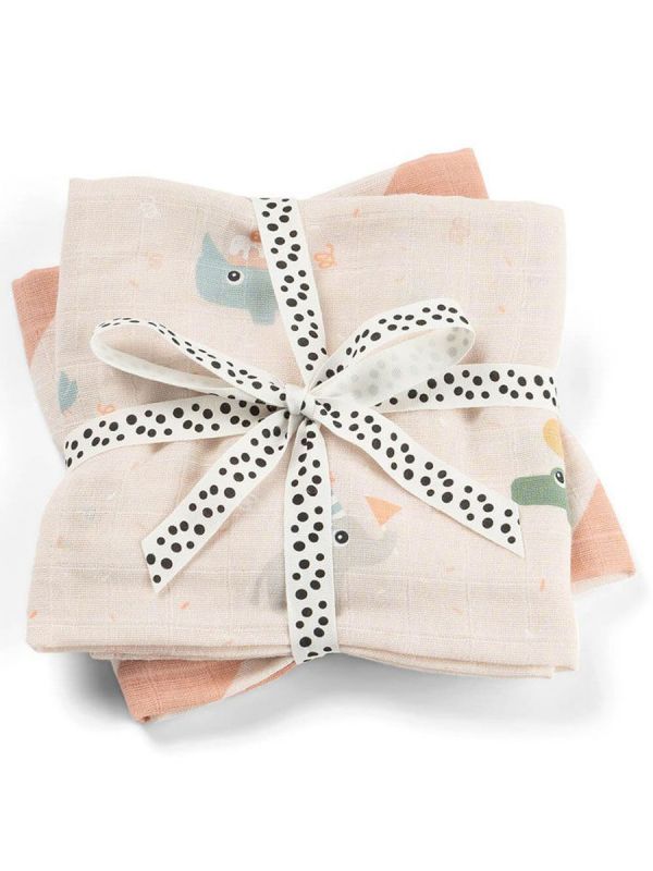 Gasväv för bebis 2-pack 70x70 - Celebration – Done By Deer