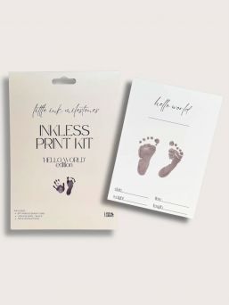 Hello World - Bläcklösa Milestone Cards