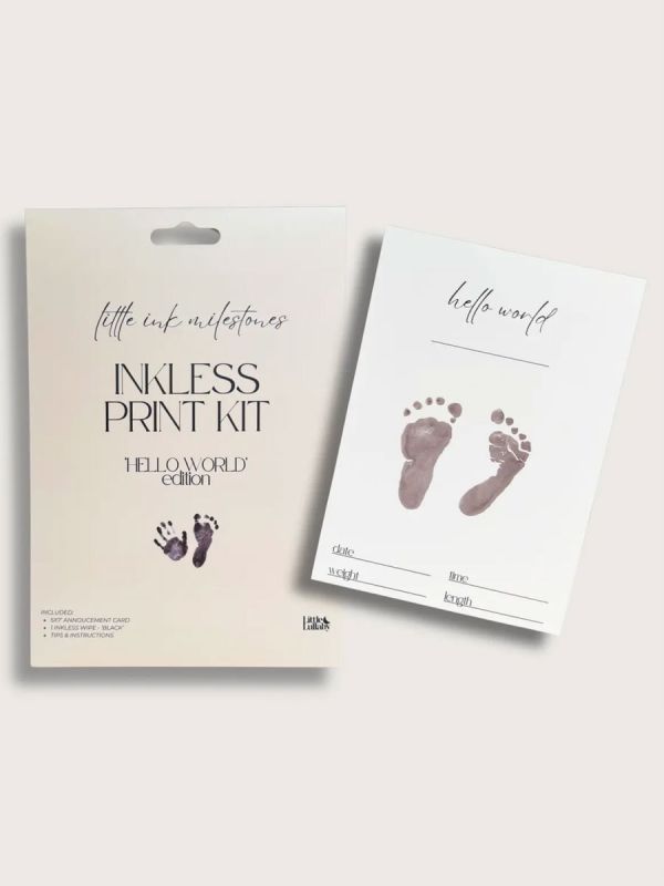 Hello World - Bläcklösa Milestone Cards
