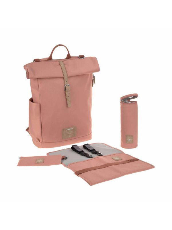 Lässig - Skötväska Rolltop Backpack, Cinnamon