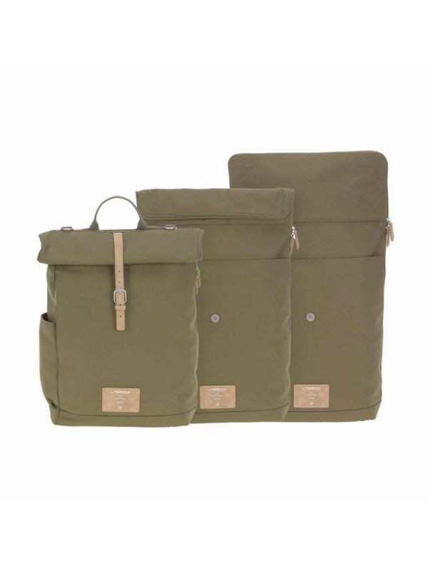 Lässig - Skötväska Rolltop Backpack, Olive