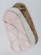 Babyfilt med huva med fotdel, Cozy warm linen