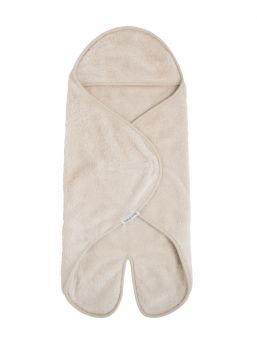 Babyfilt med huva med fotdel, Cozy warm linen