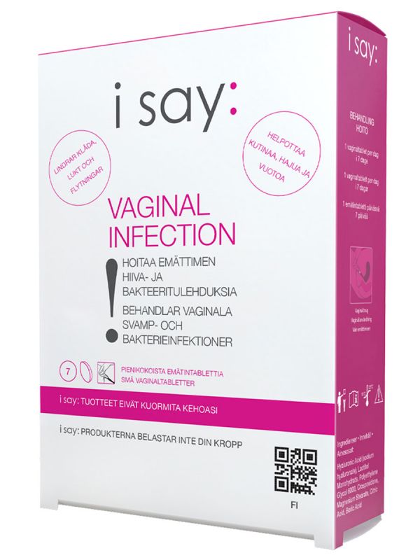 i say - för behandling av vaginit
