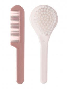 Med LUMA Gentle Brush-set kan du borsta ditt barns hår försiktigt. Med kammen kan du räta ut ännu tjockare hår.