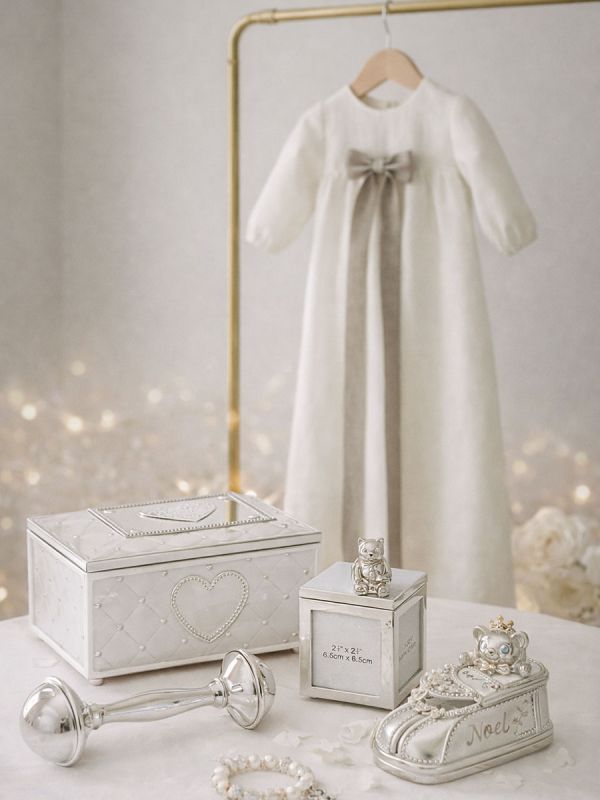 Dopklänning i linne – Tidlös och handgjord dopklänning för baby