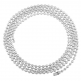 Silver kedja Big Beads 100cm