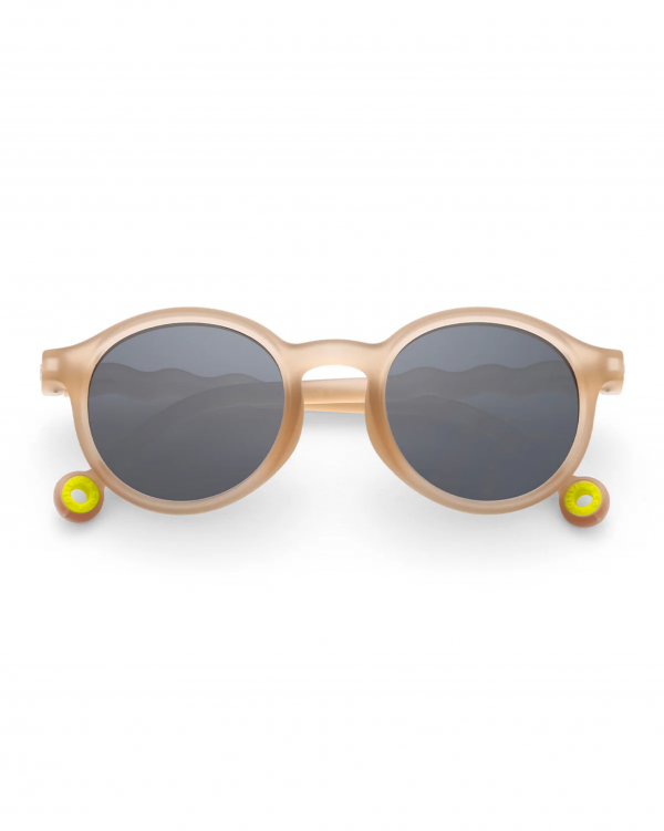 Olivio&Co Barnsolglasögon Barn 3-5 år, Oval Sand Beige
