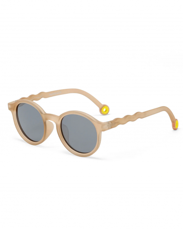 Olivio&Co Barnsolglasögon Barn 3-5 år, Oval Sand Beige