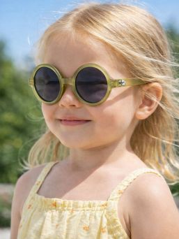 Ki ET LA Woam - solglasögon för baby 4-6 å, olive