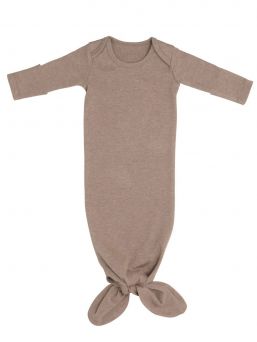 Knuten nattklänning för nyfödda, clay
