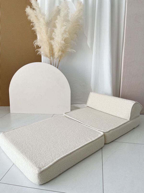 Barnfåtölj 3-i-1, bouncle cream