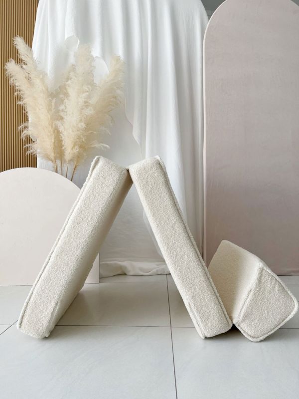 Barnfåtölj 3-i-1, bouncle cream