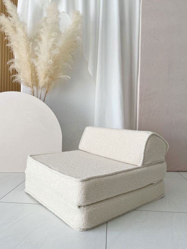 Barnfåtölj 3-i-1, bouncle cream