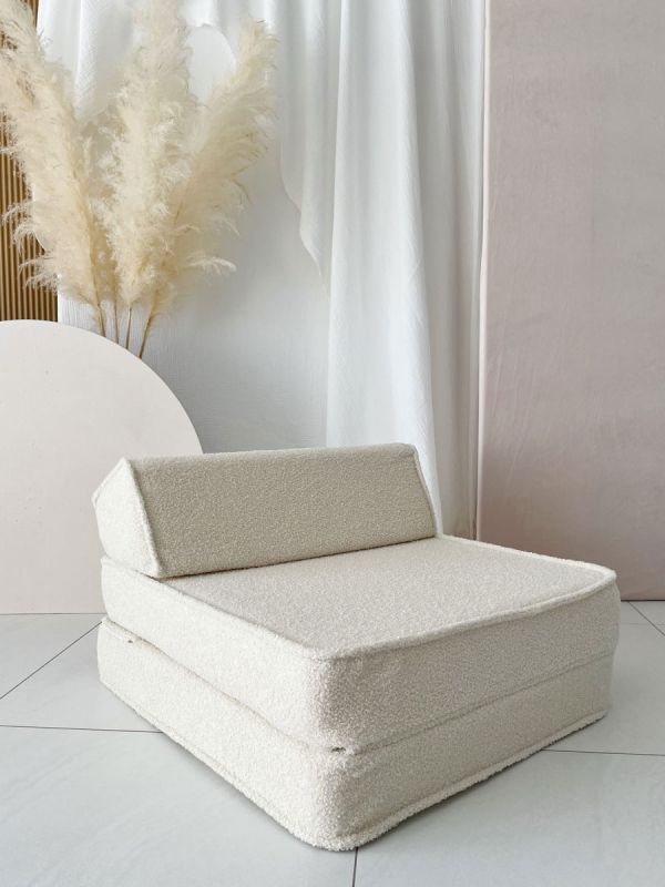 Barnfåtölj 3-i-1, bouncle cream