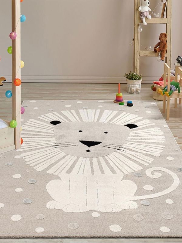 Lejonmatta för barnrummet 120 × 70 cm