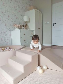 Spelmodul + Bollbassäng, Beige