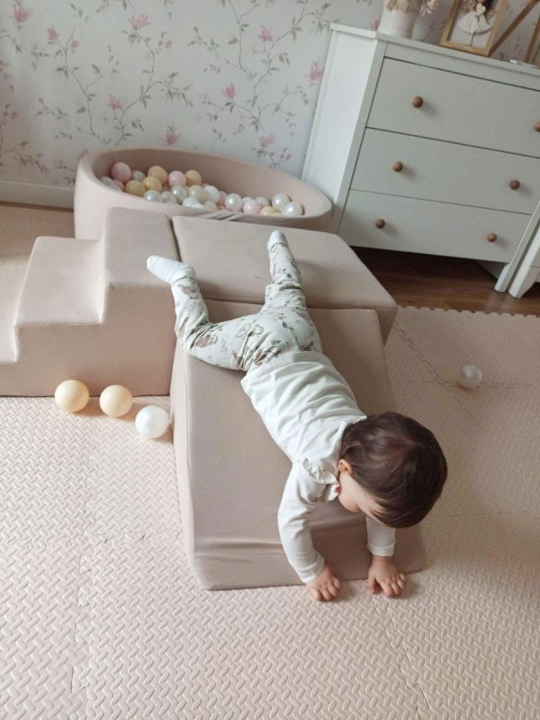 Spelmodul + Bollbassäng, Beige