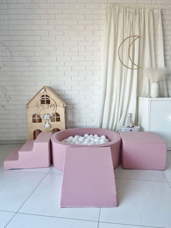 Spelmodul + Bollbassäng, Pink