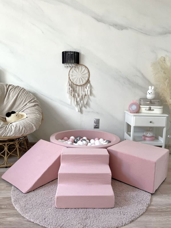 Spelmodul + Bollbassäng, Pink