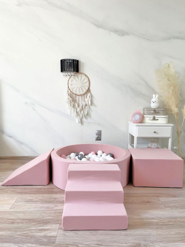 Spelmodul + Bollbassäng, Pink