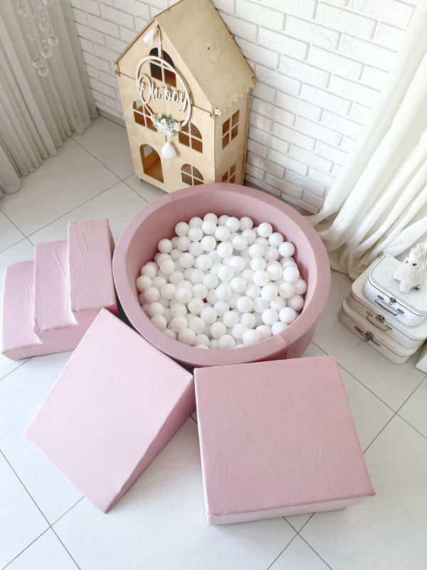 Spelmodul + Bollbassäng, Pink