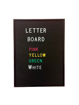 Letter Board (svart)