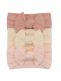 Bred rosett pannband för baby 3-pack, vanilla blush