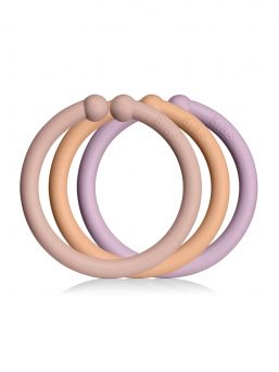 Bibs Loops ringer, 12st, Blush/Peach/Dusky Lilac