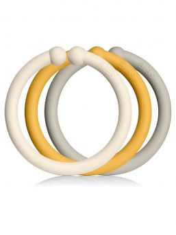 Bibs Loops ringer, 12st, Ivory/Honey/Sand