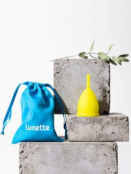 Lunette förvaringsväska för menstruationskoppar.