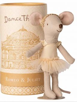 Maileg Big Sister Ballerinadansös – Balettmus i Romeo & Julia-förpackning