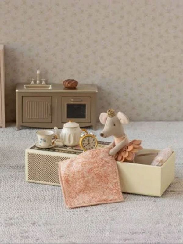 Maileg mus i låda - prinsessa med tutu och krona