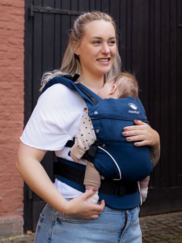 Manduca First PureCotton Bärselar - Navy