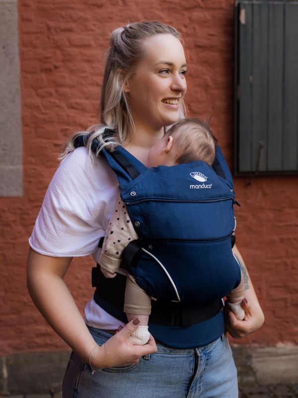 Manduca First PureCotton Bärselar - Navy