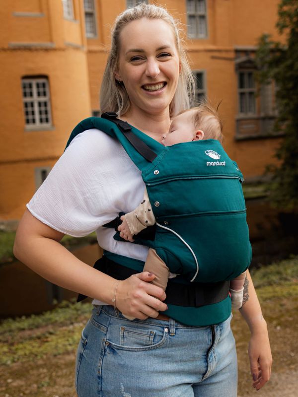 Manduca - First PureCotton Baby Carrier - Teal
